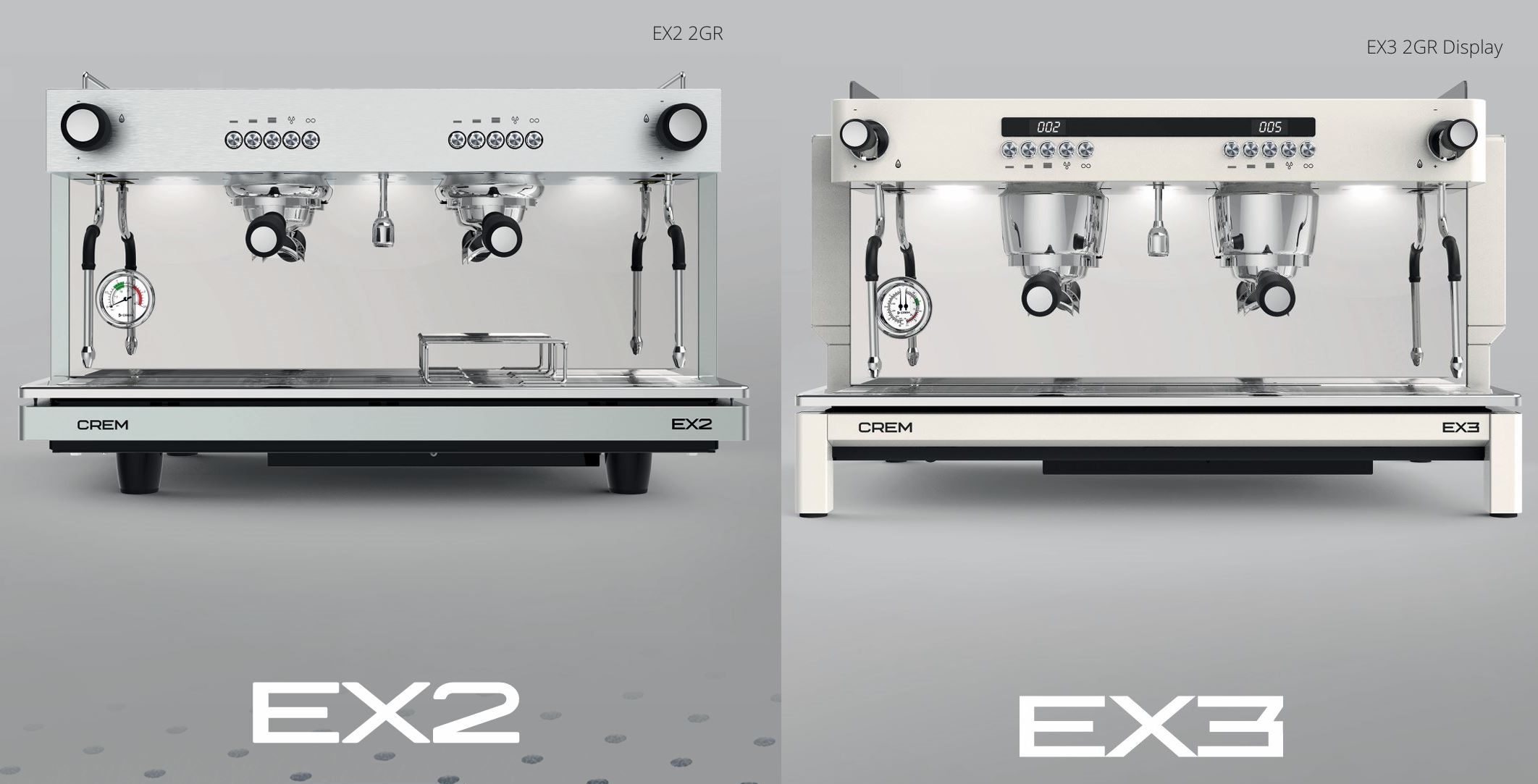 Porównanie ekspresów CREM EX2 i EX3