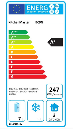 Lodówka kompresorowa  BC 9 N