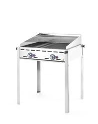 Grill Green Fire 2-palnikowy, HENDI Profi Line, 2 ruszty