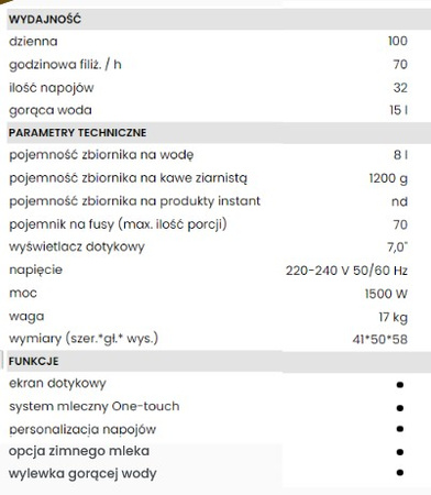 Ekspres do kawy Dr.Coffee F16 