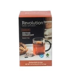 Herbata Revolution British Breakfast - Fairtrade 20 torebek