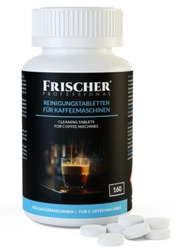 TABLETKI  FRISCHER DO CZYSZCZENIA EKSPRESU UNIWERSALNE MOCNE 160 sztuk