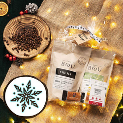 Xmas [1] Zestaw Świąteczny Bou Cafe Crema 250 g + Bou Cafe Ecologico 250 g