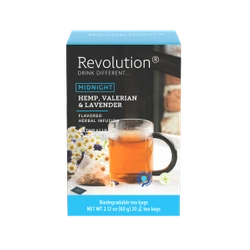 Herbata Revolution Hemp, Valerian & Lavender 20 torebek