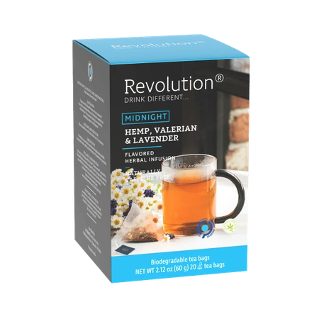 Herbata Revolution Hemp, Valerian & Lavender 20 torebek