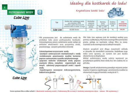 filtr MIJAR Cube Line do kostkarek