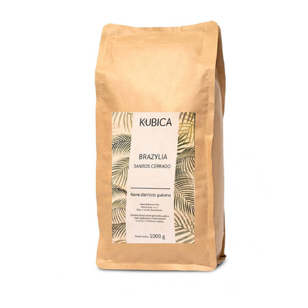 Kawa ziarnista Brazylia Santos Cerrado 100% Arabica 1 kg